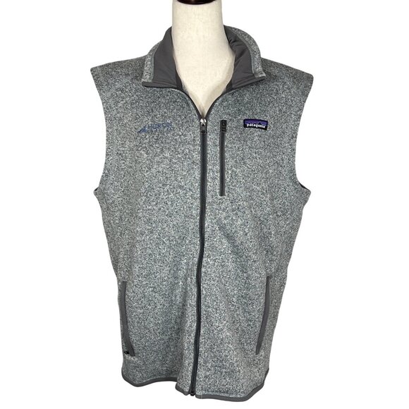 PATAGONIA Men's Better Sweater® Fleece Vest Stonewash Gray Sz L NWT - Picture 1 of 8